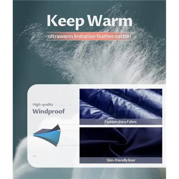 CREATMO US Women's Long Winter Faux Fur Coat Puffer Warm Jacket with Detachable